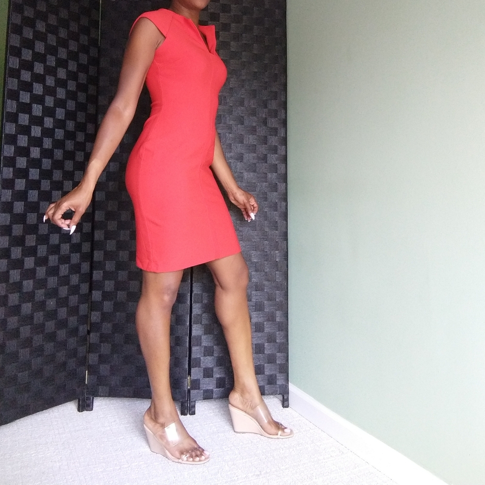 Women's BAR III red dress - Picture 3 of 7